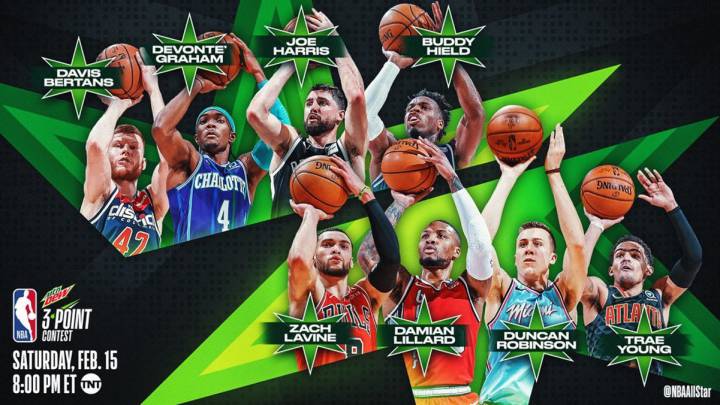 Campeones concurso de triples nba clearance