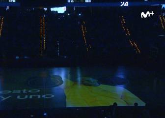 El impresionante 'video mapping' de la Copa con homenaje a Kobe