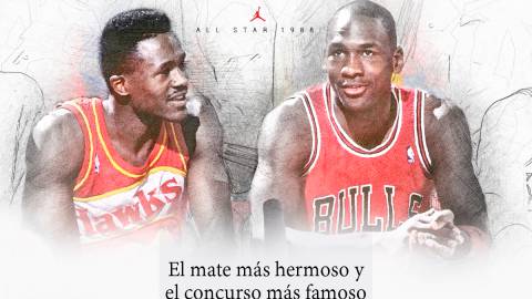 Jordan vs. Wilkins: la reconstrucción del mejor concurso de mates de siempre