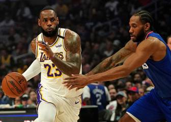 Los Lakers dan miedo: LeBron se impone a Kawhi y reclama su corona