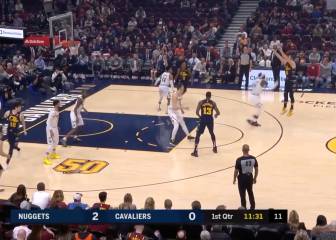 Los desastrosos dos primeros tiros de Kevin Love con los que despus brome