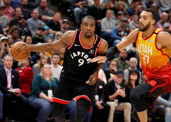 Ibaka se exhibe y los Raptors frenan la racha de los Jazz