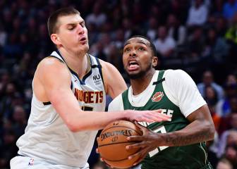 Los Nuggets aprovechan las bajas y los Bucks caen por segunda noche seguida