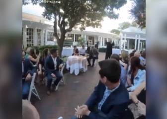 Si eres un loco de la NBA te gustará: la entrada en escena más top para el día de tu boda