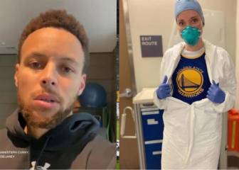 El gran gesto de Curry con Shelby Delaney, enfermera de Oakland