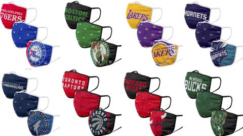 Mascarillas solidarias de la NBA