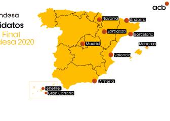 La ACB anuncia las 10 candidatas para organizar la fase final