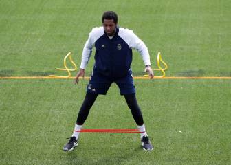 El Madrid se entrena al aire libre con Carroll pero sin Garuba