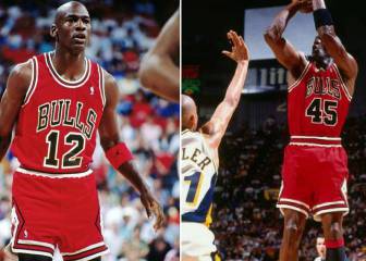 No solo el '23': ¿por qué lució Jordan el '12' y el '45' en la NBA?