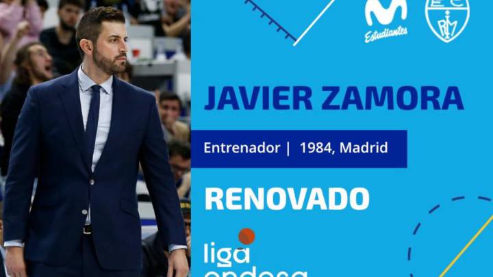 Javier Zamora renueva como entrenador del Estudiantes