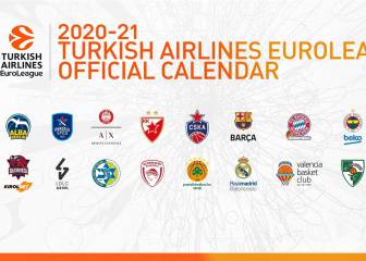 Éste es el calendario de la temporada 2020-21 en la Euroliga
