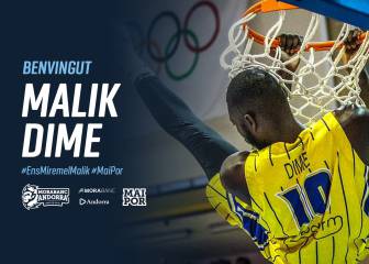 Malik Dime apuntala la pintura del Morabanc Andorra