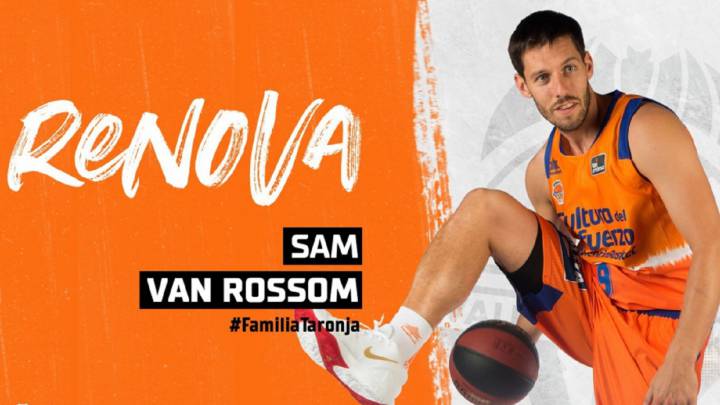 El Valencia Basket hace oficial la renovación de Van Rossom