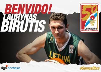 El lituano Laurynas Birutis, nuevo fichaje de Monbus Obradoiro