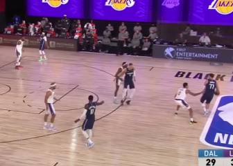 Los Mavericks de Doncic y Curry sorprenden a los Lakers