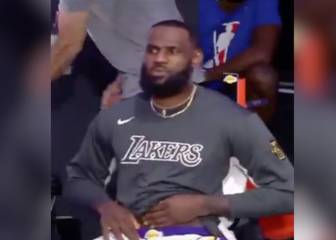 Vuelve la NBA pero la imagen que da la vuelta al mundo es esta: atentos a LeBron en el banquillo...