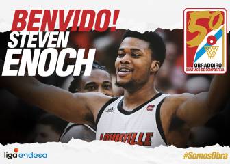 El pívot Steven Enoch, quinto refuerzo del Monbus Obradoiro