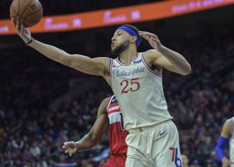 La rodilla de Simmons enciende las alarmas en los Sixers