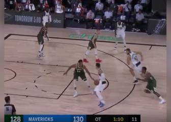 Doncic hace esto en el momento clave en la cara de Anteto y Twitter estalla pidiendo el MVP
