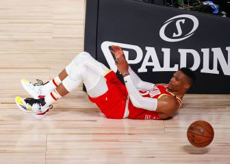 Peligro: lesión de Westbrook a solo cuatro días de los playoffs
