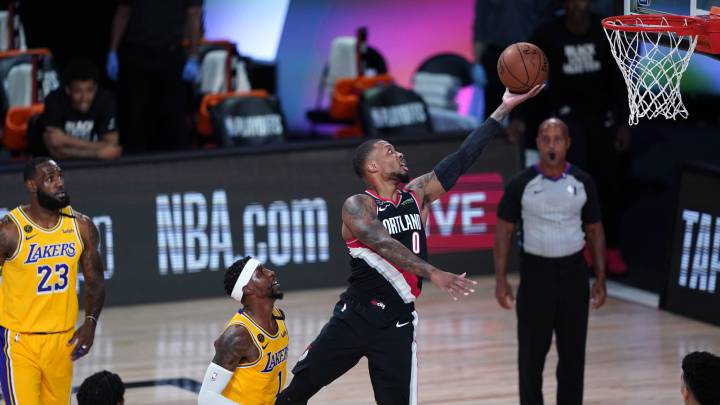 Lillard y sus Blazers comienzan aleccionando a los Lakers