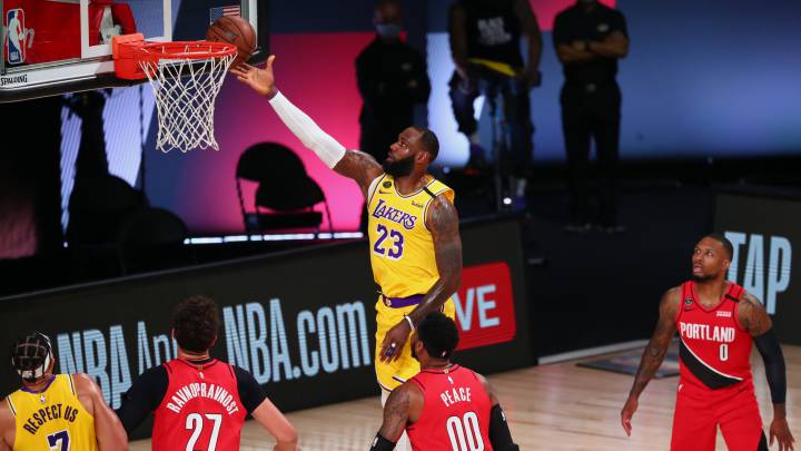 Blazers - Lakers: horario, TV y cómo ver los Playoffs NBA 2020