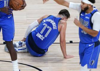 Alegría a medias: Doncic sufre un esguince leve, pero es duda