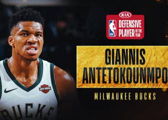Giannis, Jugador Defensivo del Año, apunta a un doblete histórico