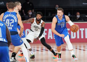 Kawhi ejecuta, George aparece y Luka Doncic se desespera