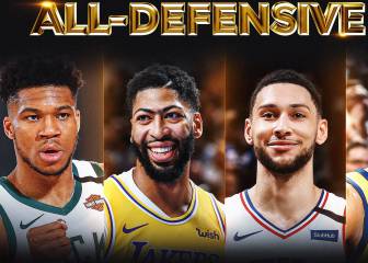 Anteto, Smart, Gobert, Simmons y Davis, Mejor Quinteto Defensivo