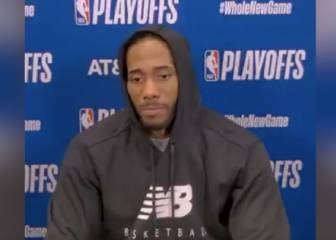 El 'zasca' de Kawhi a un periodista que pone en duda su rendimiento...