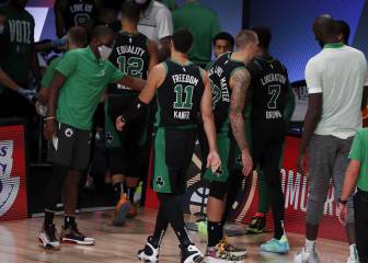 Fractura en los Celtics: gritos y objetos volando en el vestuario
