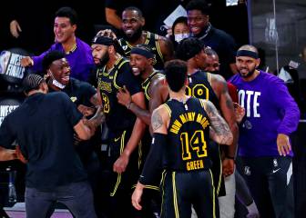 Épico: Davis rescata a los Lakers con un triple sobre la bocina