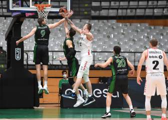 El bloque del Joventut decide ante un luchador Bilbao Basket