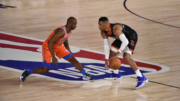 Chris Paul y Russell Westbrook