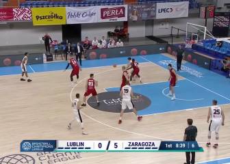El Zaragoza se estrena en la Champions ganando al Lublin