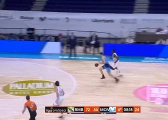 Disparate total de Usman Garuba: el mejor tapón del año por mucho