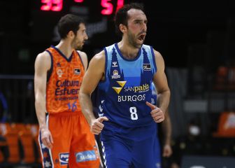 El Burgos bombardea desde el triple a un Valencia sin energía
