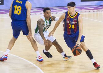 Al Barça y al Betis les sobran quince minutos en el Palau