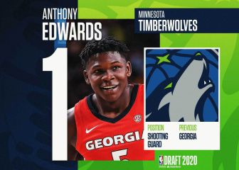 Anthony Edwards es el nuevo número 1 del 'draft' de la NBA