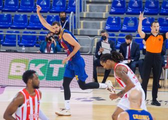 El Barça, a rachas y con Mirotic estelar, supera al Estrella Roja