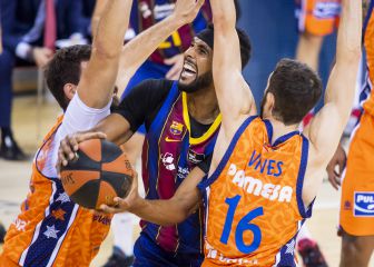 El Valencia endosa 100 puntos al Barça y asalta el Palau