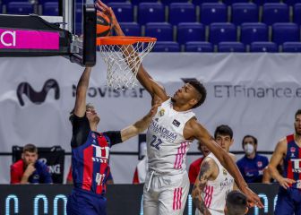 Un gran tercer cuarto elevan al Madrid ante el Baskonia