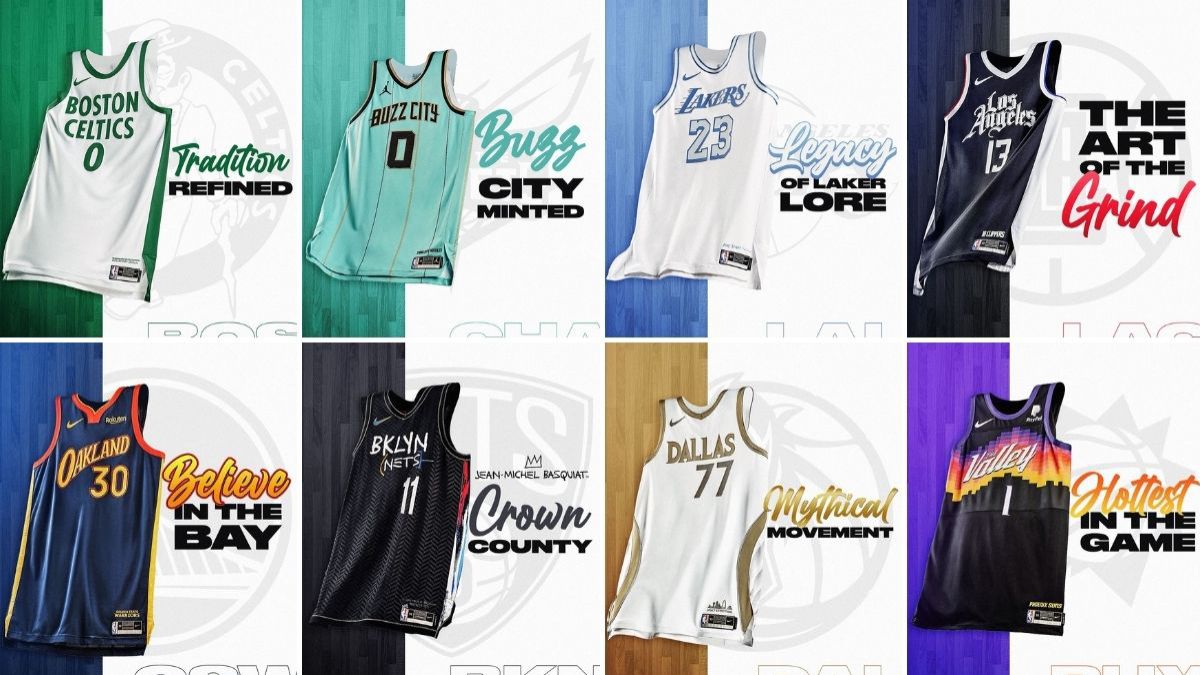 Camisetas NBA las equipaciones City Edition de cada franquicia