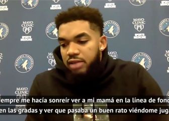 Karl-Anthony Towns, el jugador de los Timberwolves que ha perdido a 7 familiares por COVID