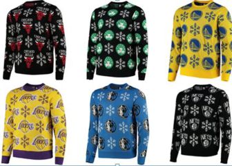 La NBA presenta su nueva colección de jersey navideños