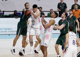 El Madrid se aplica y gana a un Unicaja que luchó hasta el final