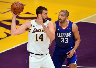 Marc ya luce galones en los Lakers
