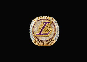 Así es el anillo de campeón de Los Angeles Lakers