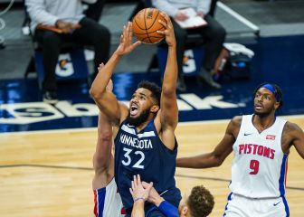 Towns y Beasley lideran a los Wolves en una dura remontada